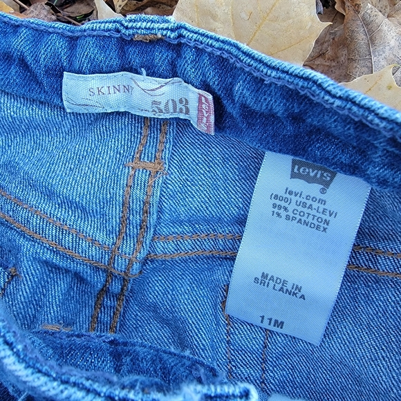 Levis 503 Jeans skinny size 11 M - Picture 3 of 7